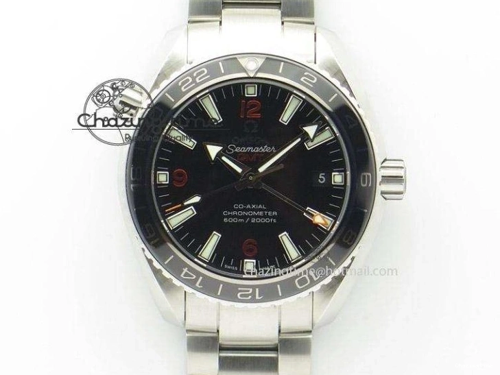 0317 TechFriendly SpeedMaster MoonWatch SS OMF 1:1 Best Edition Black Red Dial On SS Bracelet A9300 V 8092